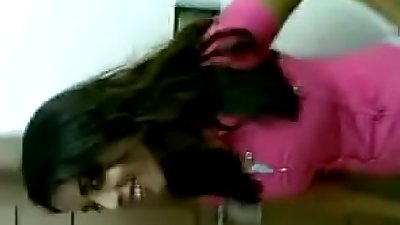 PINK MINI SKIRT DESI GIVE BJ