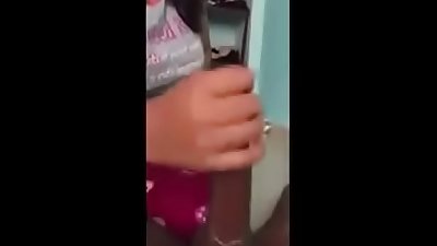 horny mallu indian housewife giving handjob and blowjob to husband'_s friend